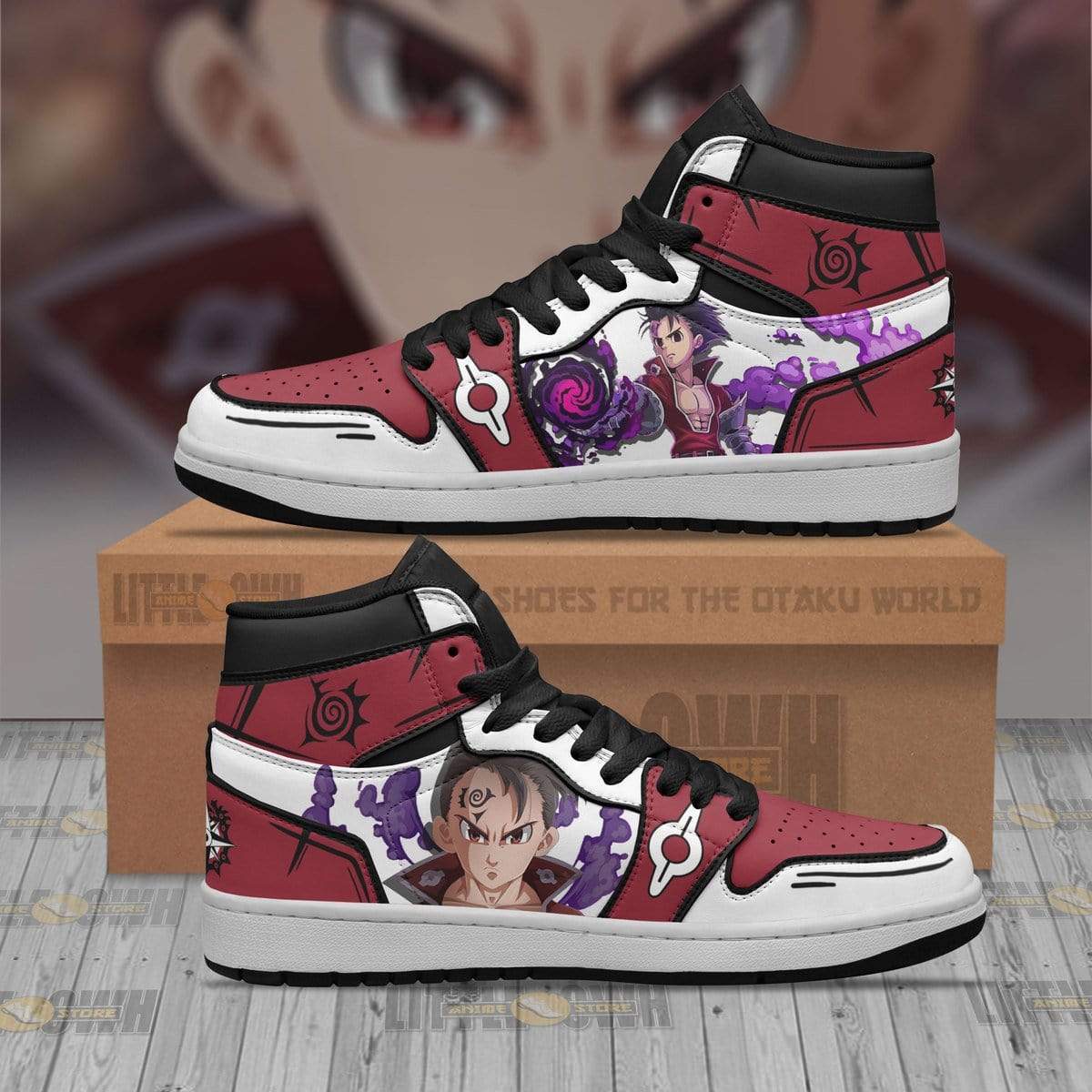 Zeldris Jd Sneakers Custom The Seven Deadly Sins Anime Shoes