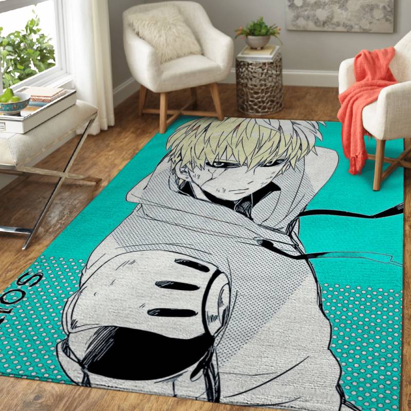 One Punch Man Genos Anime Art Area Rug – Carpet