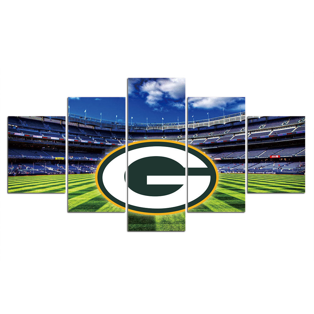 Green Bay Packers Wall Art Stadium Canvas Print