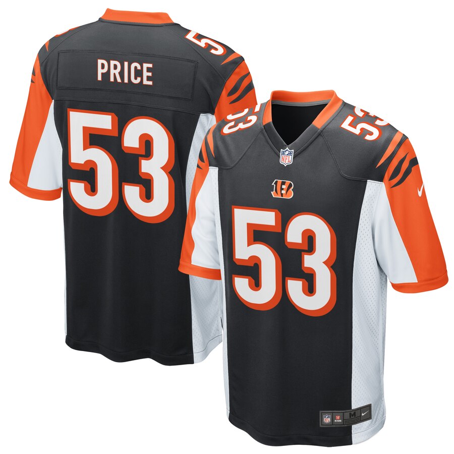 Billy Price Cincinnati Bengals Nike Game Jersey – Black