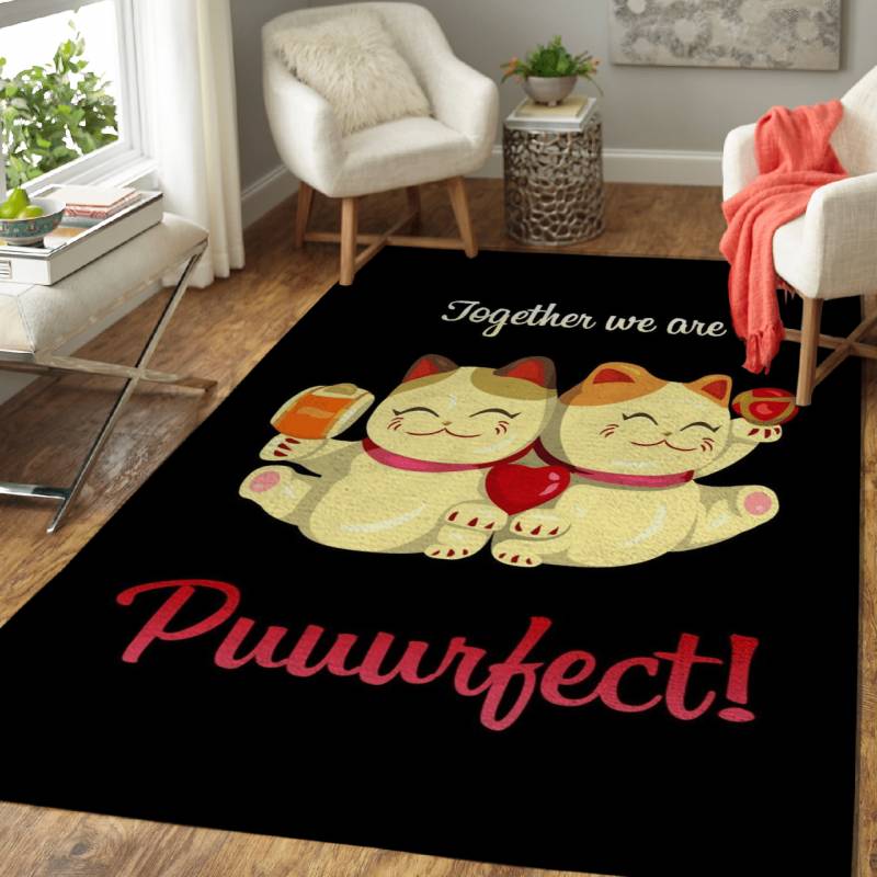 Purrrfect – Animals Area Rug Carpet