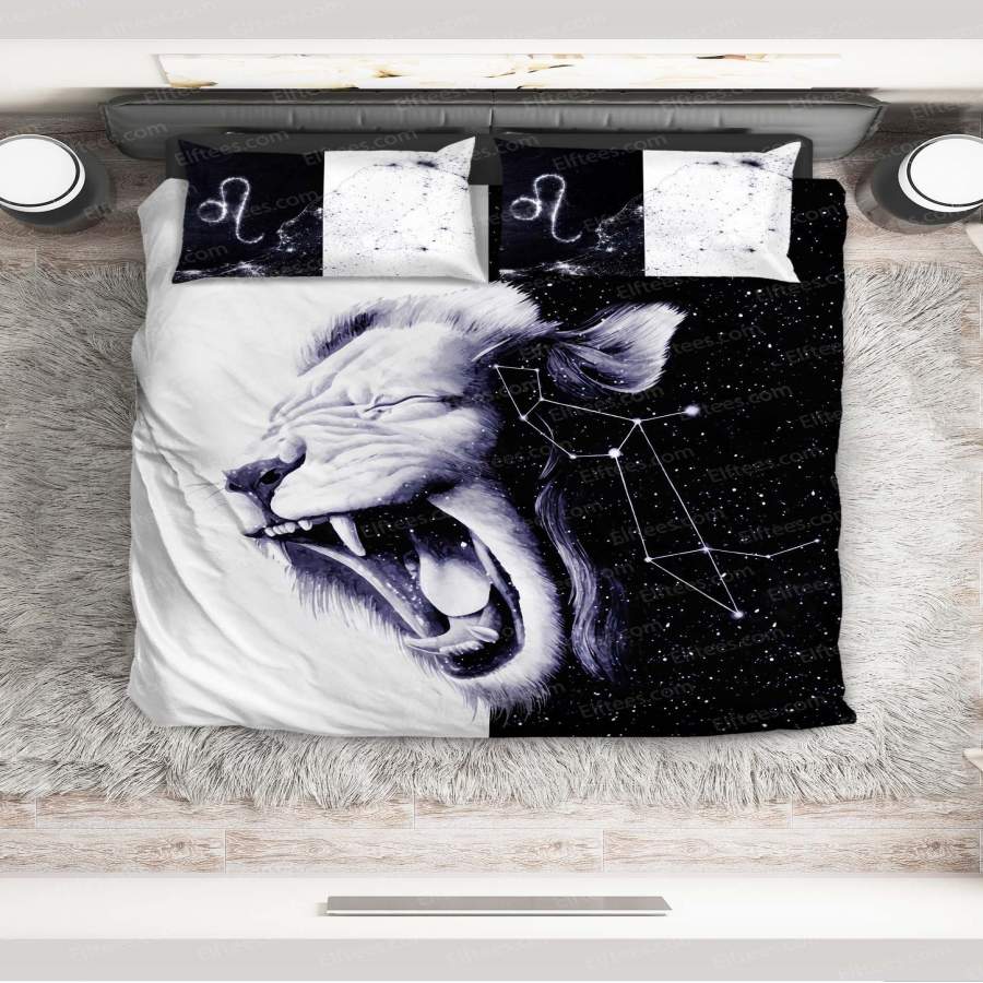 #LEO01 – LEO SIGN BEDDING COVER – 3D CUSTOMIZED BEDDING GIFTS FOR LEOS