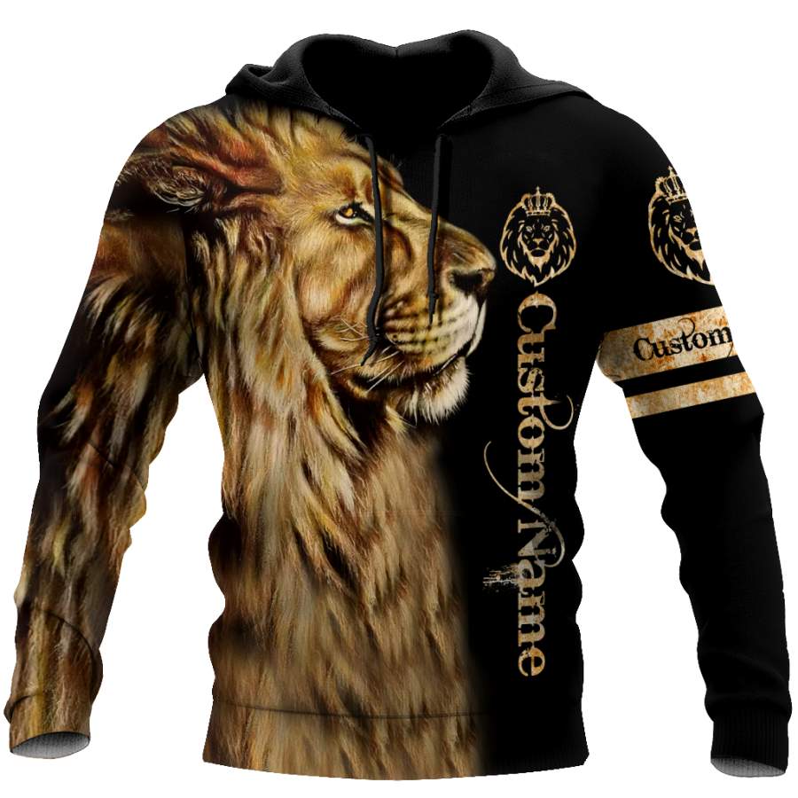 The Lion Custom 3d Hoodie Shirt for Men and Women TP