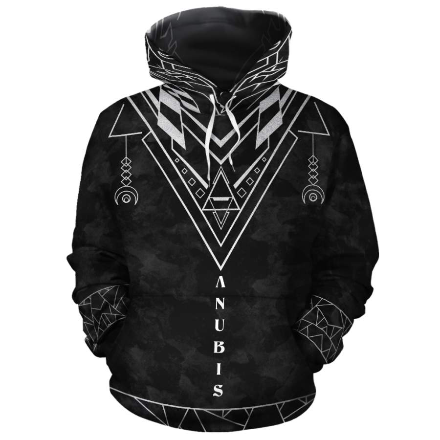 The Great Silver Anubis 2 All-over Hoodie