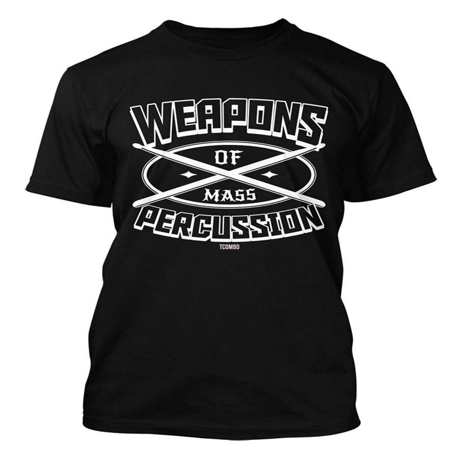 Weapon Of Mass Percussion – Rockstar Men’S T-Shirt Round Neck T-Shirts