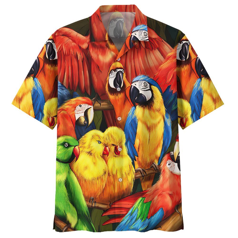 Parrot Red Awesome Design Unisex Hawaii Shirt For Men And Women Ha55949