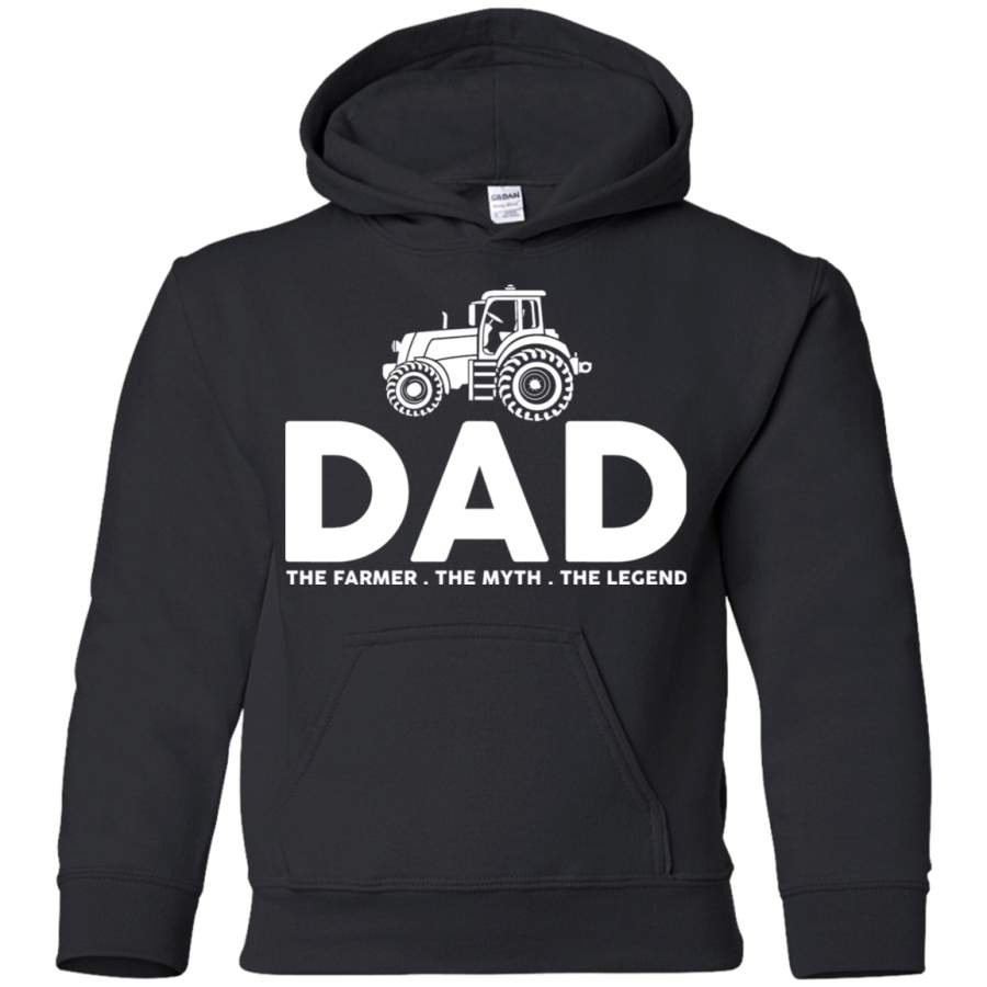 AGR Dad The Farmer The Myth The Legend Fathers Day T-shirt Youth Pullover Hoodie