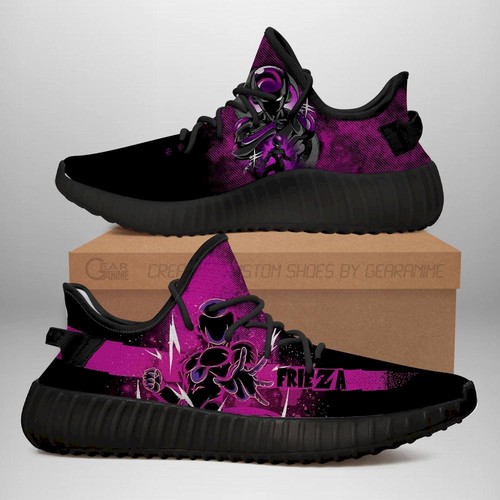 Best Frieza Yeezy Shoes Silhouette Dragon Ball Z Anime Shoes Fan