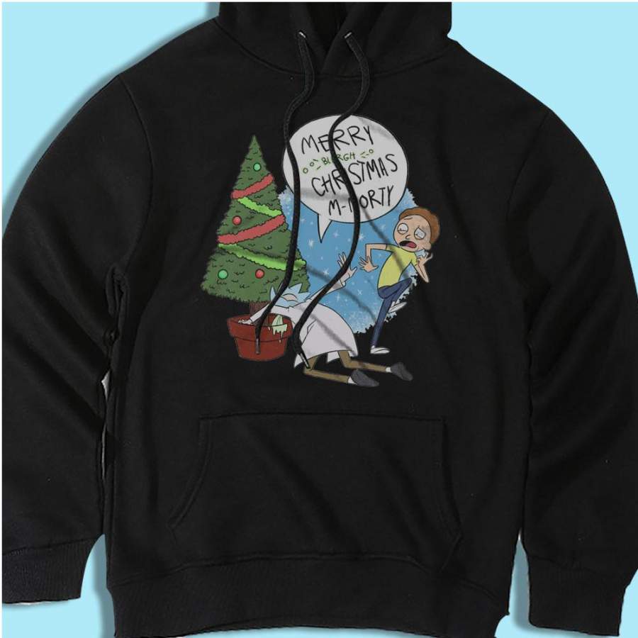 Rick And Morty Christmas Men’S Hoodie