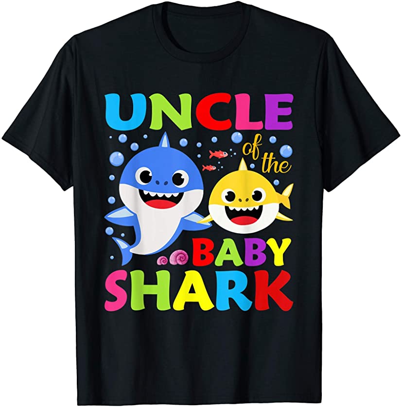 Uncle Of The Baby Shark Birthday Boy, Girl, Kids, Toddler T-Shirt