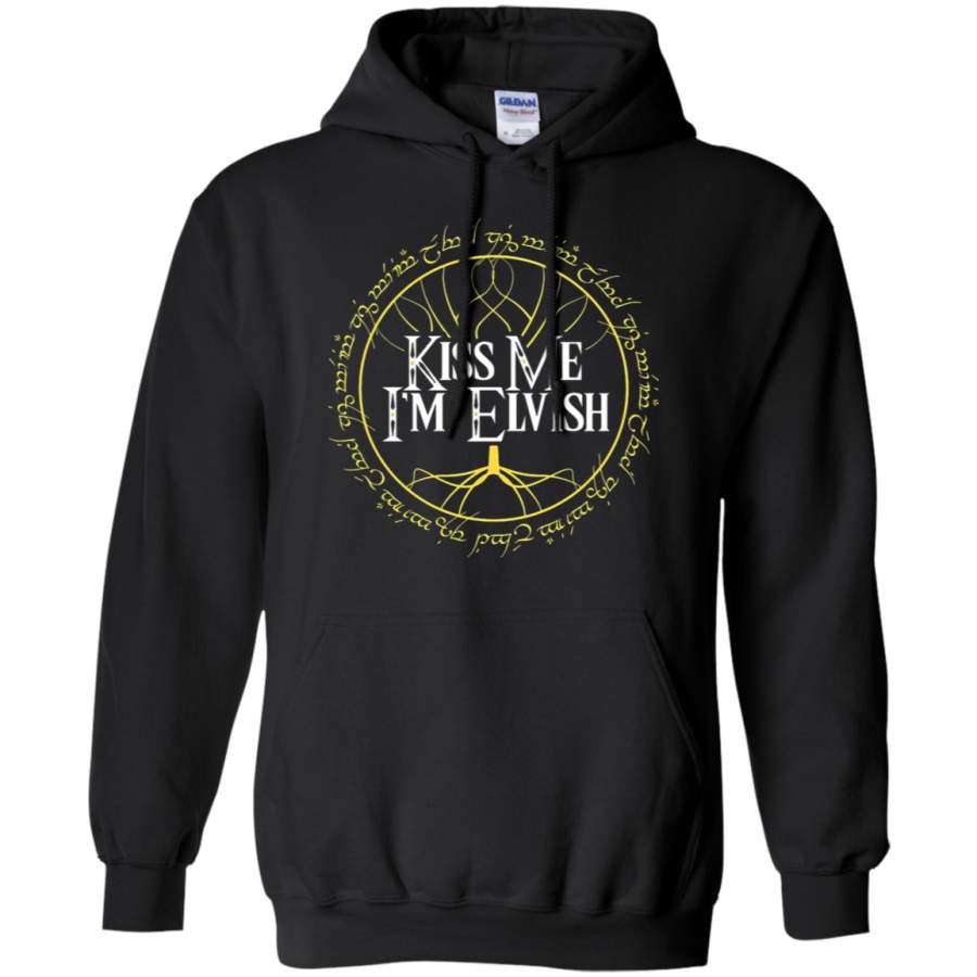 AGR Kiss Me I_m Elvish Nature Lover Hoodie