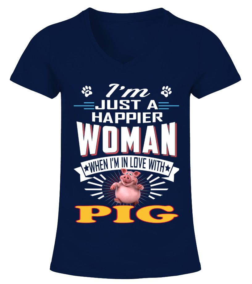 Pig Animals Lover T Shirts C-Rzef8N