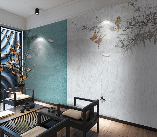 3D Hand Drawn Branch Animal Bird Wall Mural Wallpaper Lqh 149