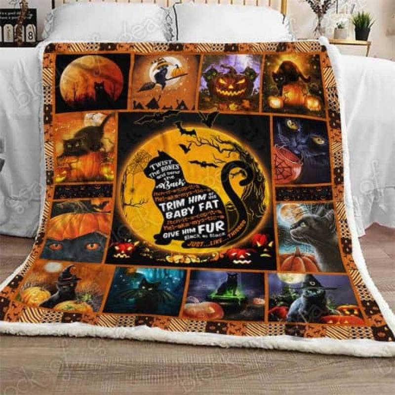 Black Cats Halloween Sofa Blanket THB1161 Block Of Gear™