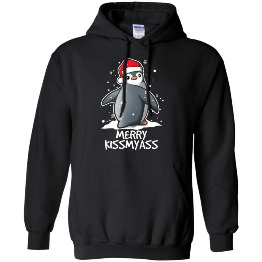 Penguin Merry Kissmyass Pullover Hoodie