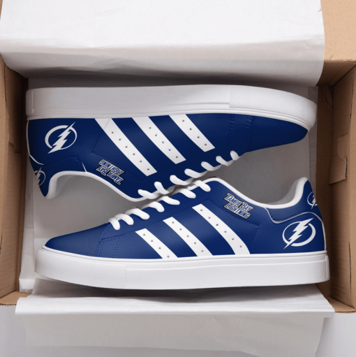 Tampa Bay Lightning 3D Over Printed Stan Smith Shoes Ver 2