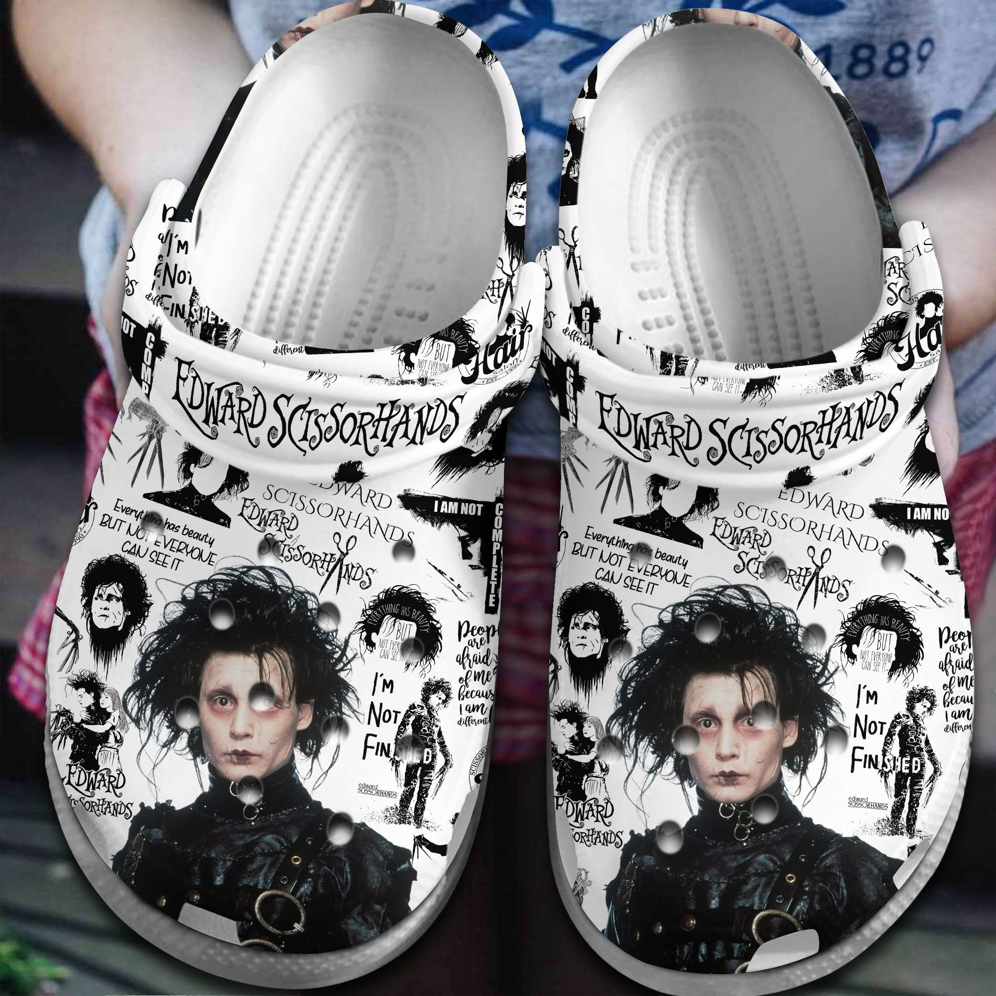 Edward Scissorhands Movie Crocss Clogs For Men Women And Kid Bm1411-2178