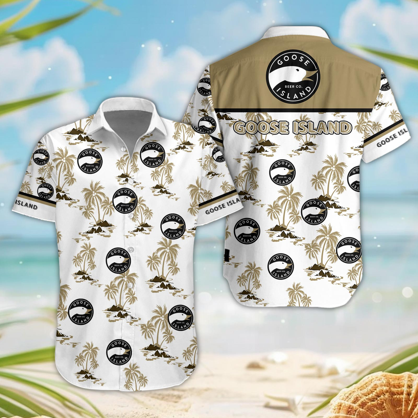Goose Island Brewery Hawaiian Shirt