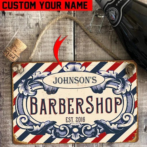 Holatshirt Barber Shop Welcome Doormat