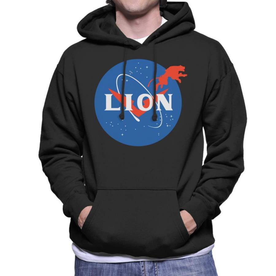 Voltron X Paladin Aeronautics Lion Nasa Logo Men’s Hooded Sweatshirt