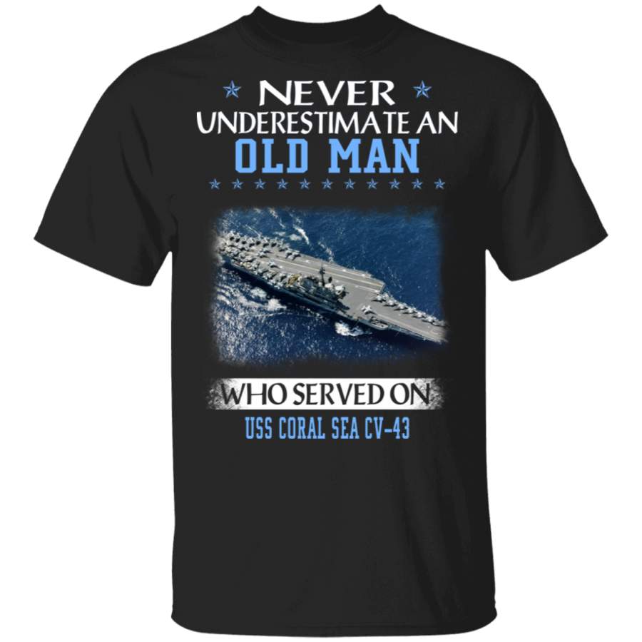 USS Coral Sea CV-43 Veterans Day Christmas Gift T-Shirt