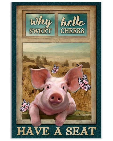 Adorable Pig – Gift For Family, Gift For Home Decor, Best Idea Canvas Art