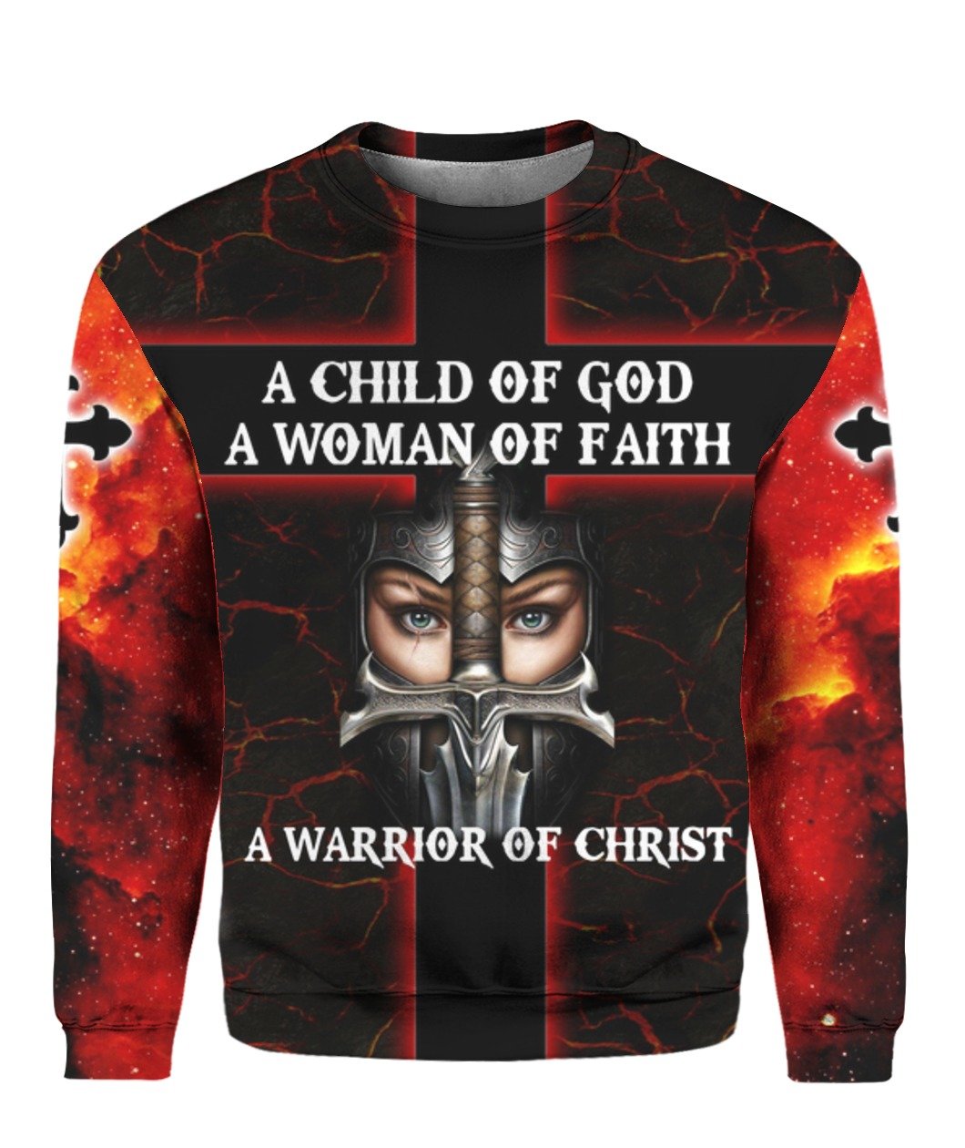 A Child Of God A Woman Of Faith 3D All Over Print | Hoodie | Unisex | Full Size | Adult | Colorful | HT1116