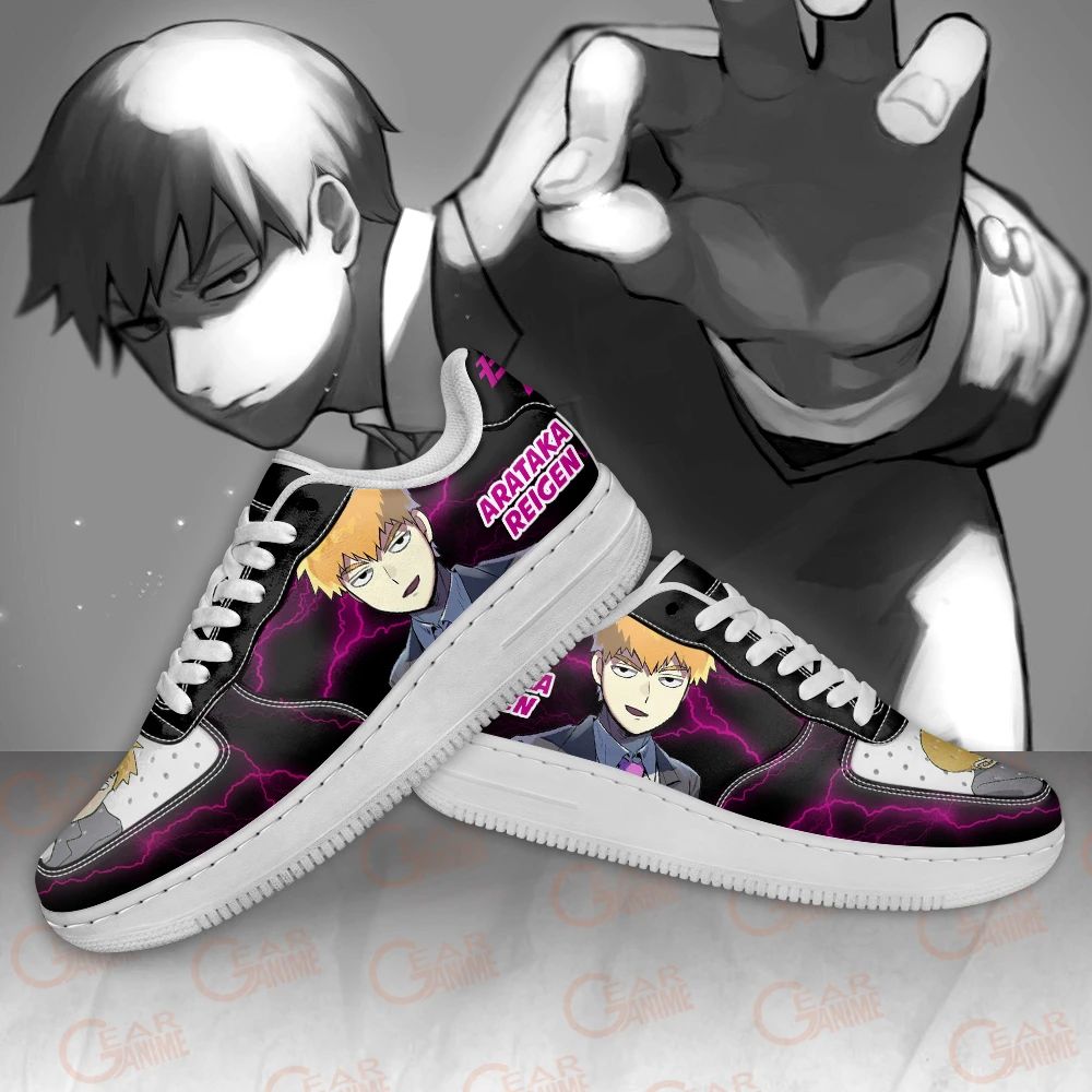 Arataka Reigen Shoes Mob Pyscho 100 Anime Sneakers Pt11 Unisex Men Women