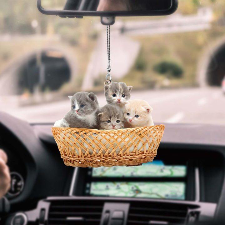 12 Cat Kitty Car Hanging Ornament