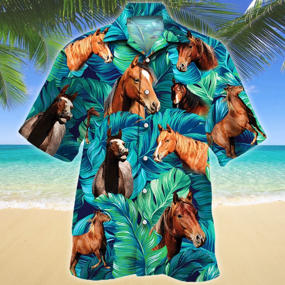 American Quarter Horse Lovers Hawaiian Shirt For Men Women Ha87594