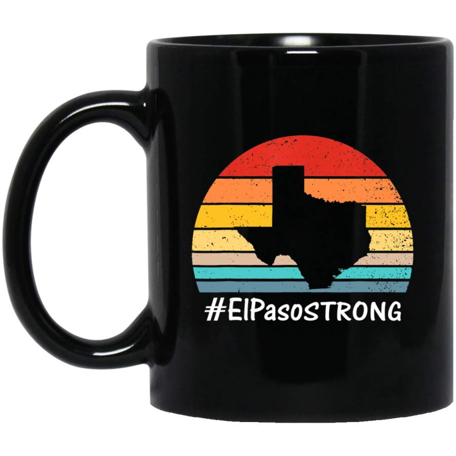 Vintage El Paso Strong Mugs 11 oz 15 oz Black Mug