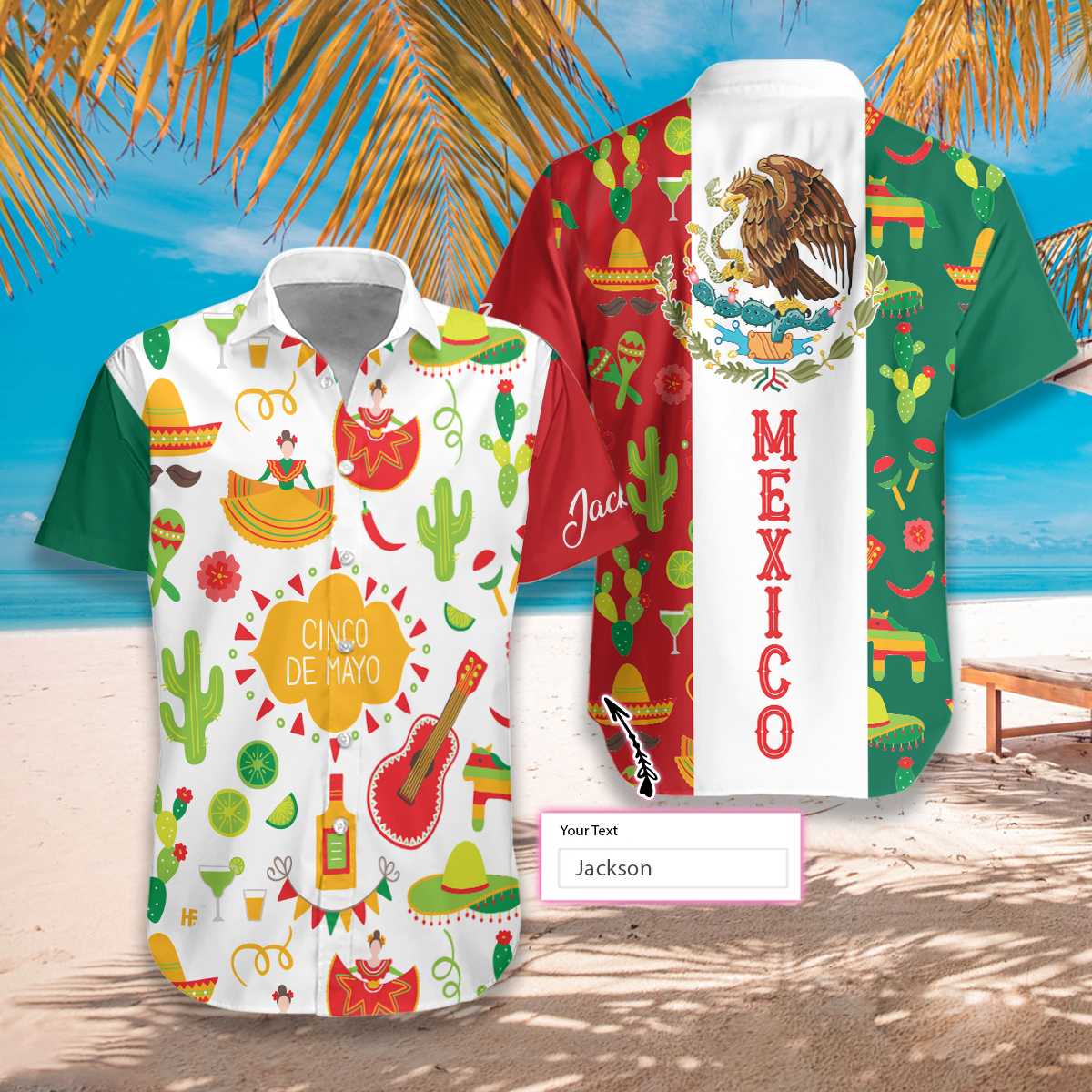 Apayprint – Tropical Aloha Mexico Personalized Hawaiian Shirt