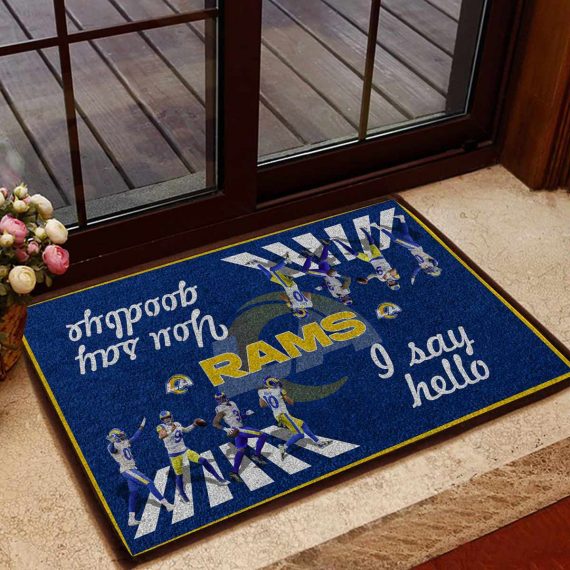 Los Angeles Rams The Abbey Road Entrance Doormat Rug