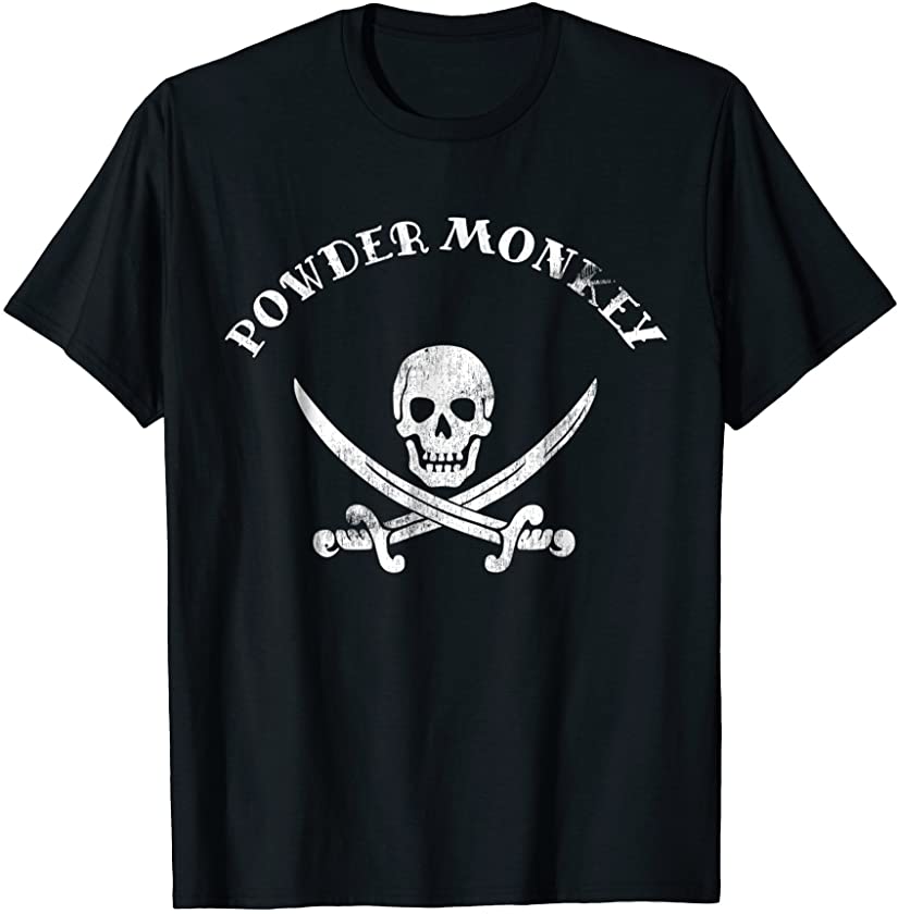 Vintage Matching Pirate Shirt Boat Crew Powder Monkey