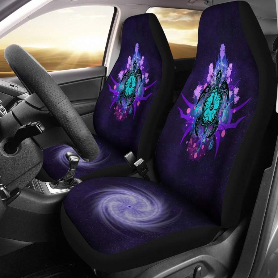 Turtle and Hibiscus Car Seat Covers 01 – AH