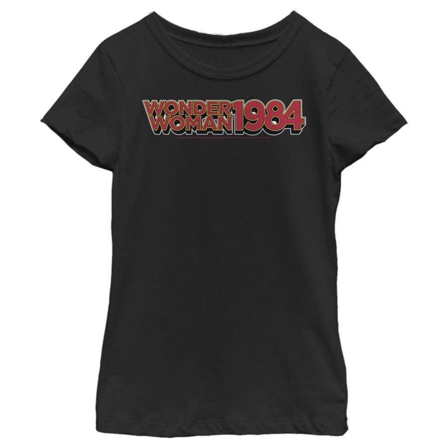 Wonder Woman 1984 Girl’s Retro WW Logo  T-Shirt