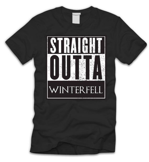 Straight Outta Winterfell Game Of Thrones Funny Humor Shirt