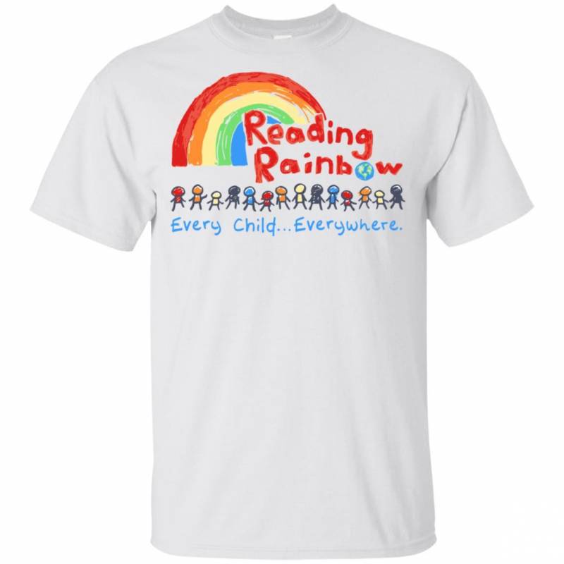 Reading Rainbow Every Child Everywhere Youth Kids T-Shirt - ReadingLLC