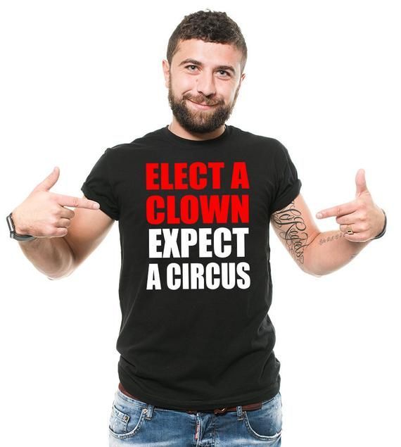 Clown Shirt Funny Social Clown Circus Gift For Friend Political Election Humor Cool Shirt