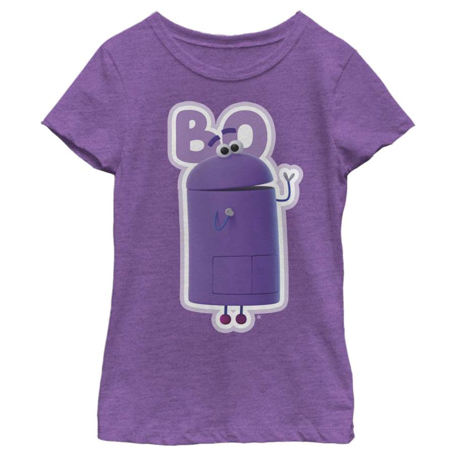 Ask the StoryBots Girl’s Bo Portrait  T Shirt