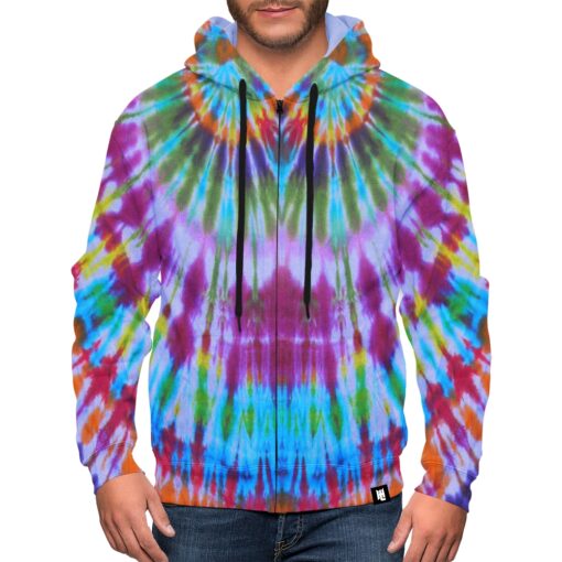 Artwear – Candy Spiral Zip-Up Hoodie