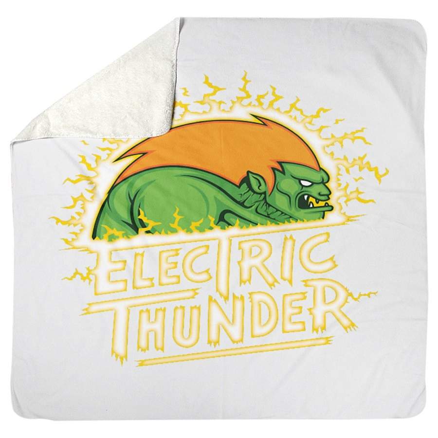 Electric Thunder Sherpa Blanket