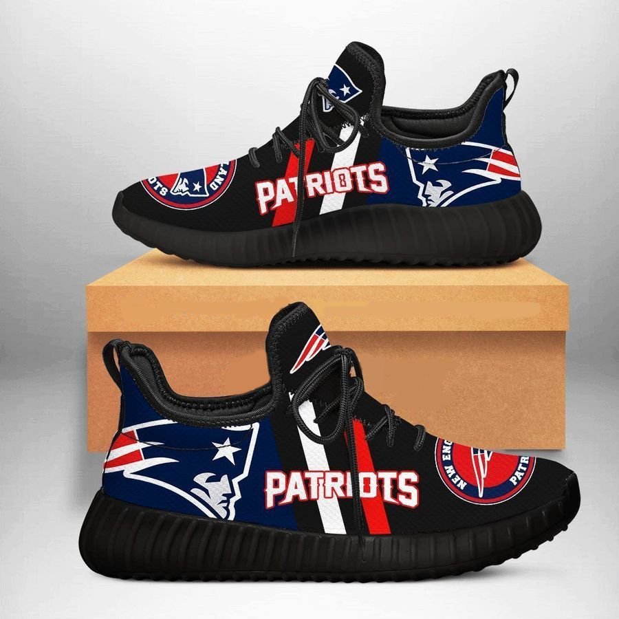 New England Patriots 3 Shoes Black Shoes Fan Gift Idea Ru