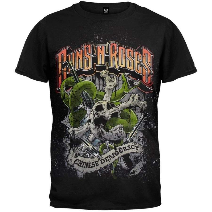 Guns N Roses Snakes Short Sleeve T-Shirt Men’S Funny T-Shirt