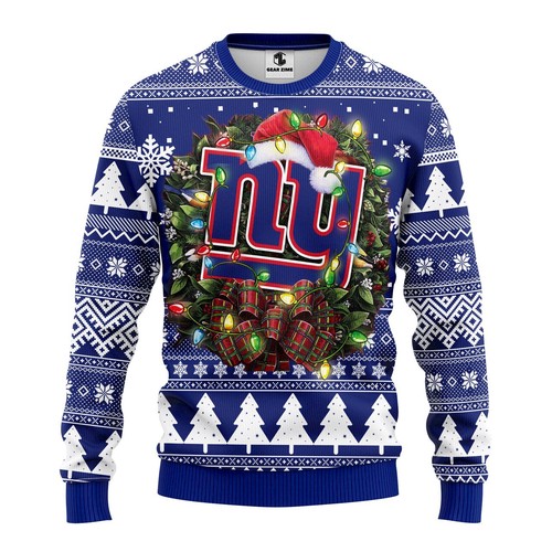 New York Giants Christmas Gift For Fan Ugly Wool Sweater Christmas