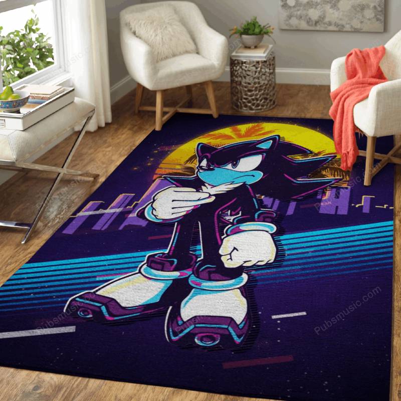 Shadow the Hedgehog retro – Sonic The Hedgehog Rug Mats – Carpet