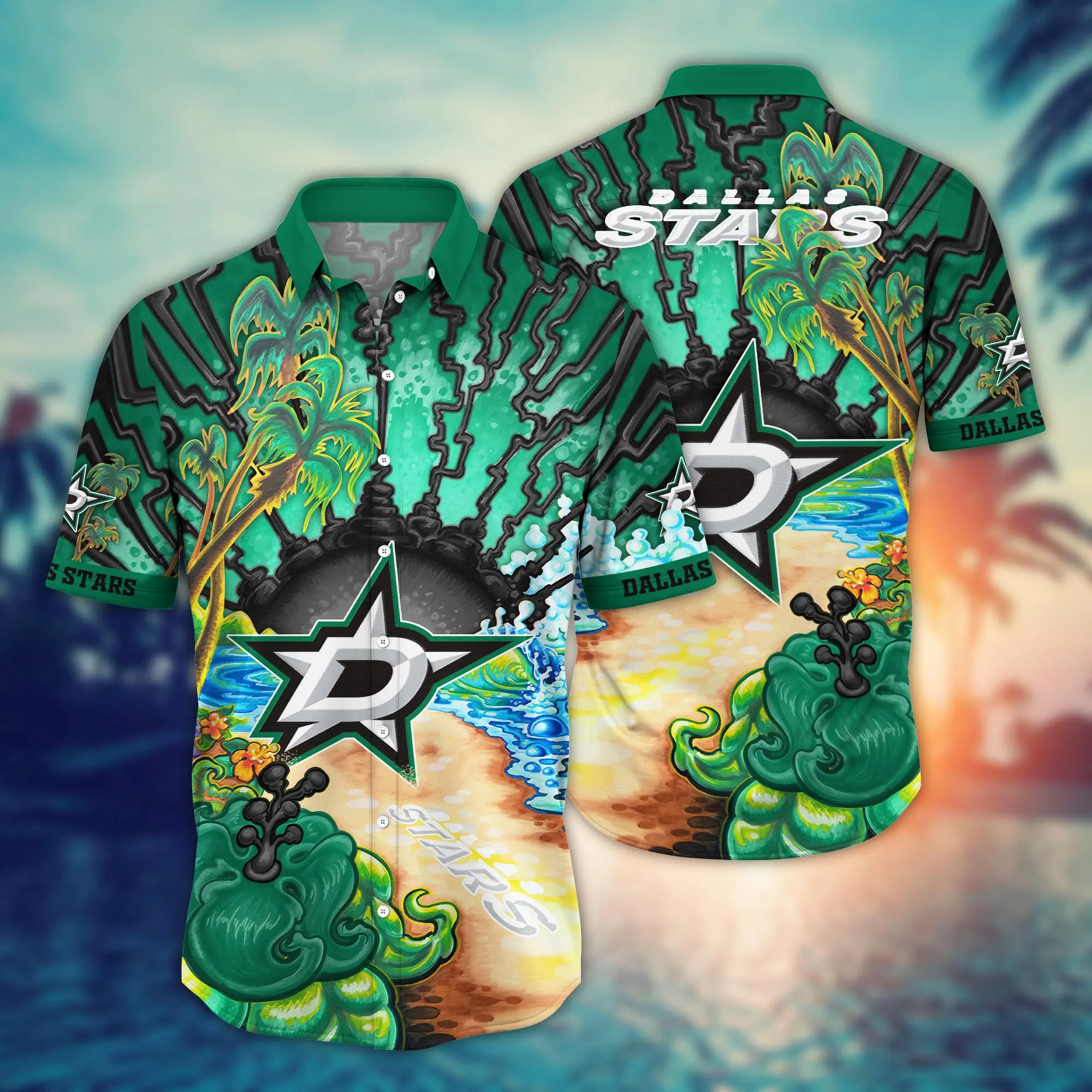 Dallas Stars Nhl Hawaiian Shirt Ceiling Fanstime Aloha Shirt