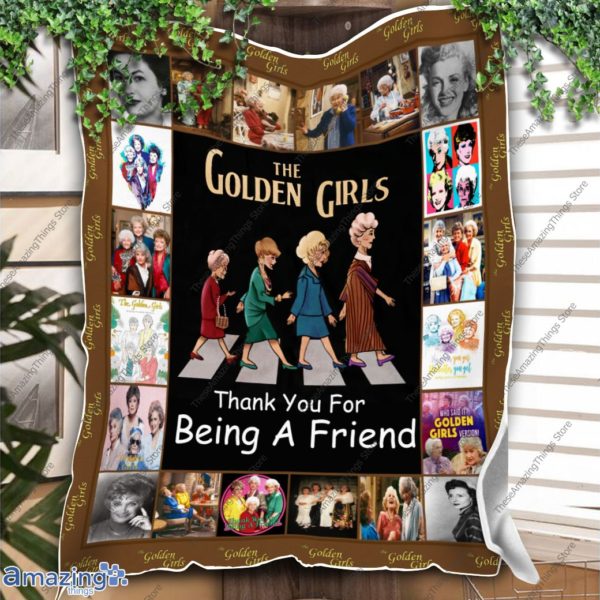 The Golden Girls Bedding Quilt Blanket, Thank You For Being A Friend, Abbey Road Parody Blanket