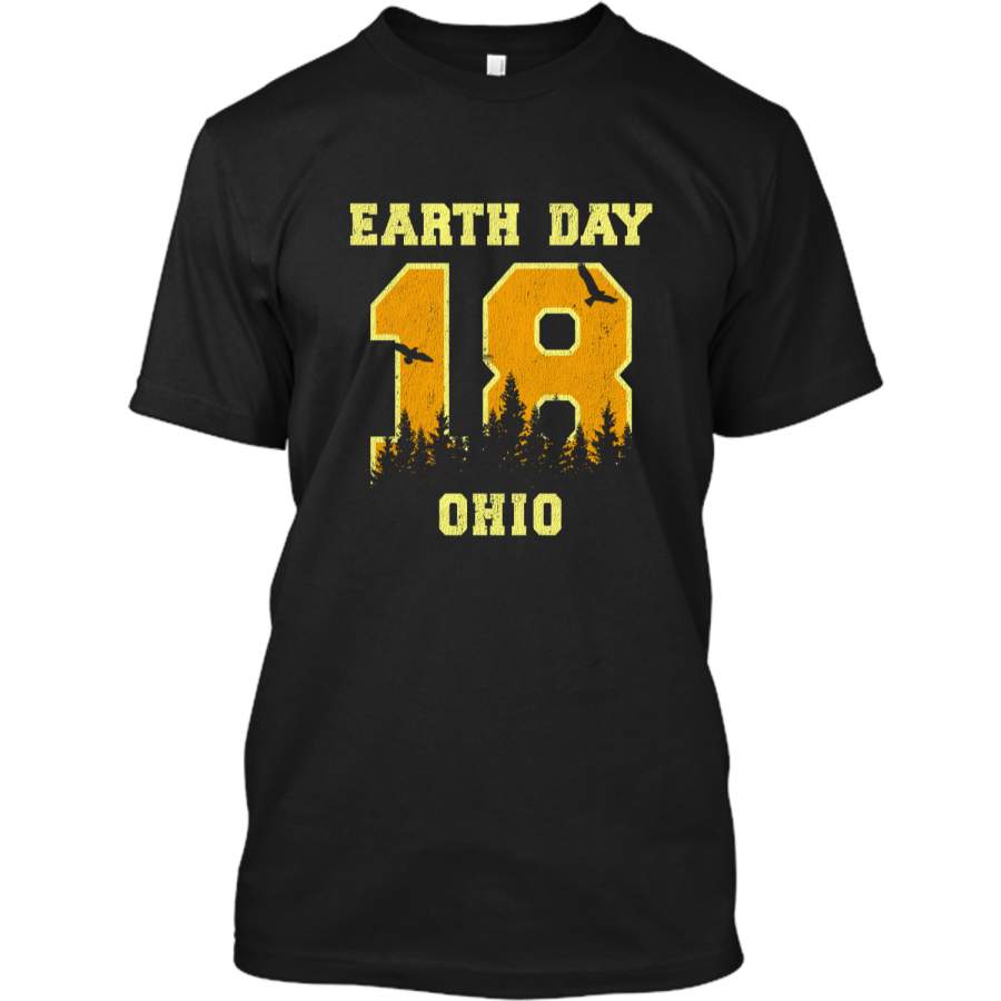 Earth Day Shirt 2018 Ohio Vintage Style T-Shirt Custom Ultra Cotton