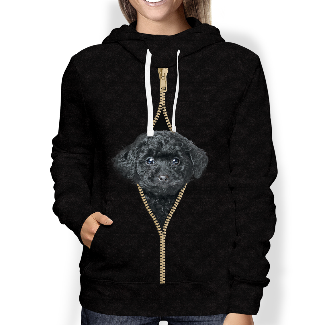 I’m With You – Poodle Hoodie V4
